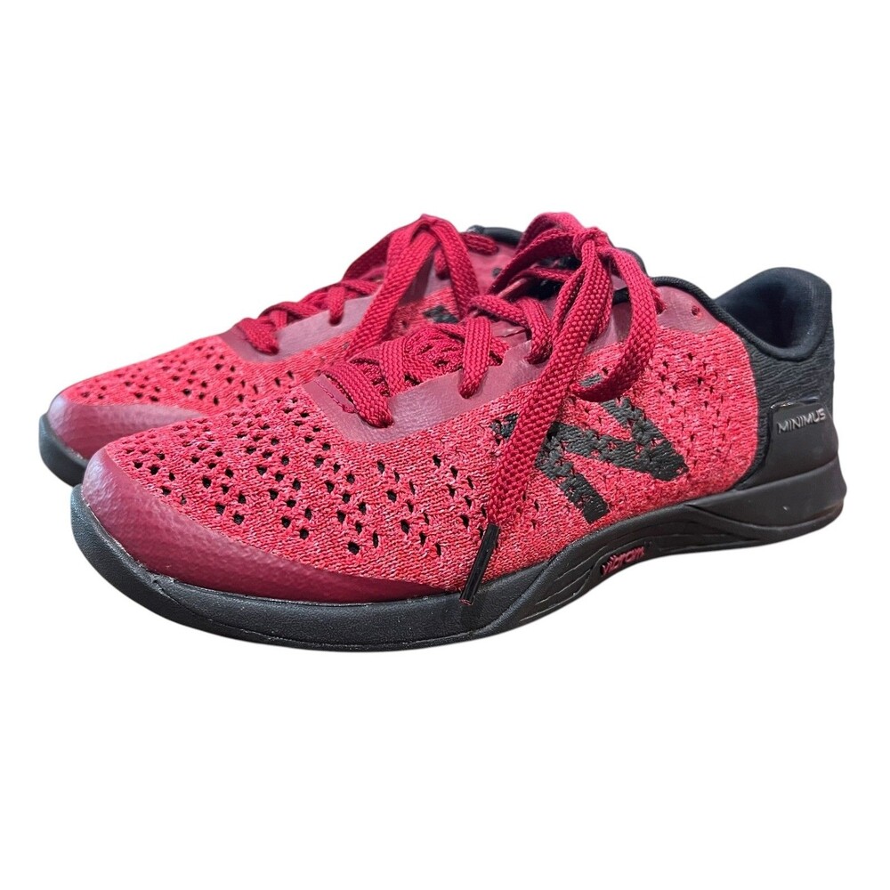 New Balance Women's Minimus Prevail Cross Training Sneakers  US 6.5  Red Black